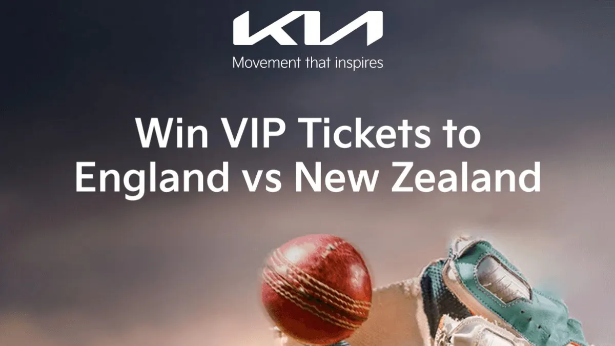 Win VIP Tickets to England vs New Zealand Test Match with Kia