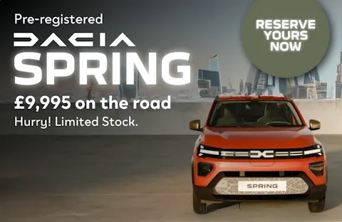 Pre-Registered Dacia Cars