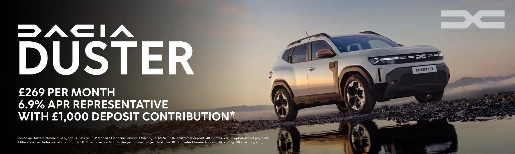 DACIA DUSTER New Car Offer