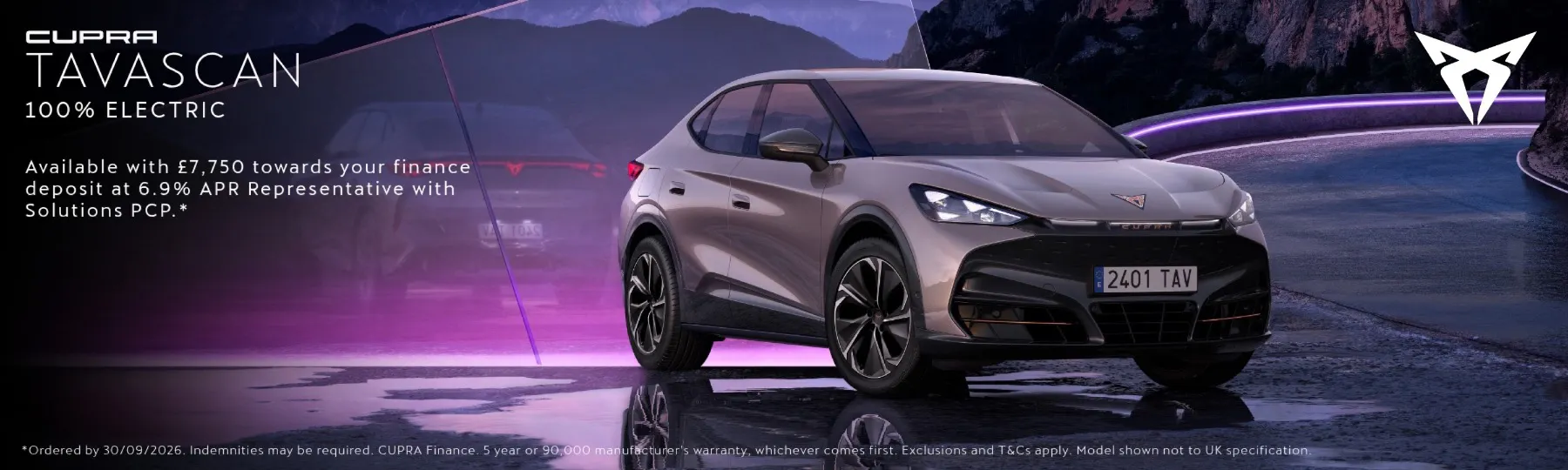 New CUPRA Tavascan New Car Offer
