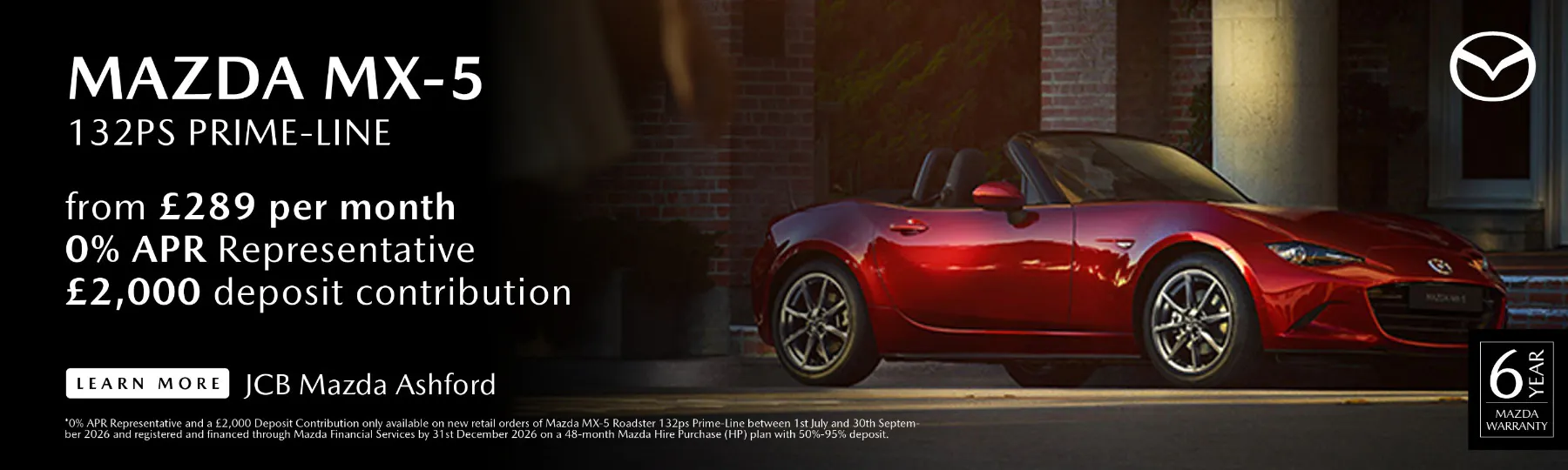 Mazda MX-5 New Car Offer