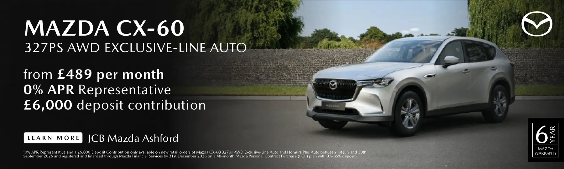 Mazda CX-60 New Car Offer