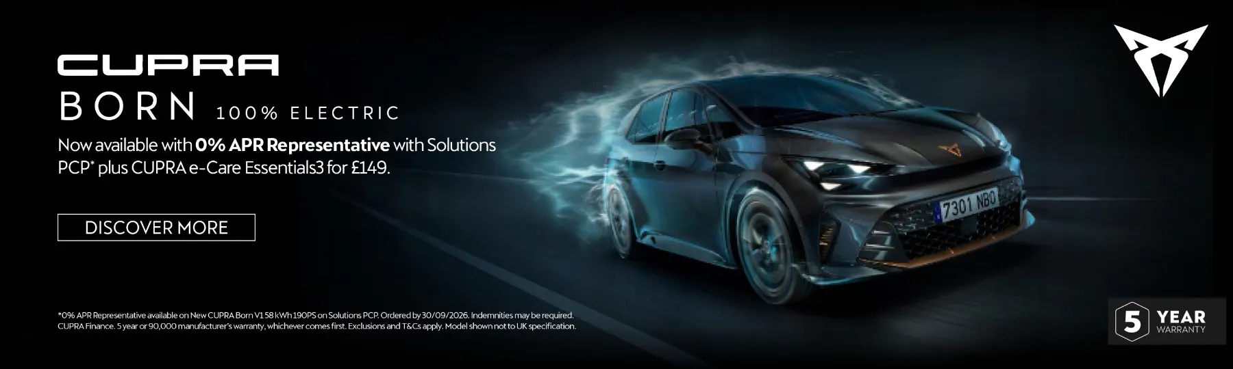 New CUPRA Born New Car Offer