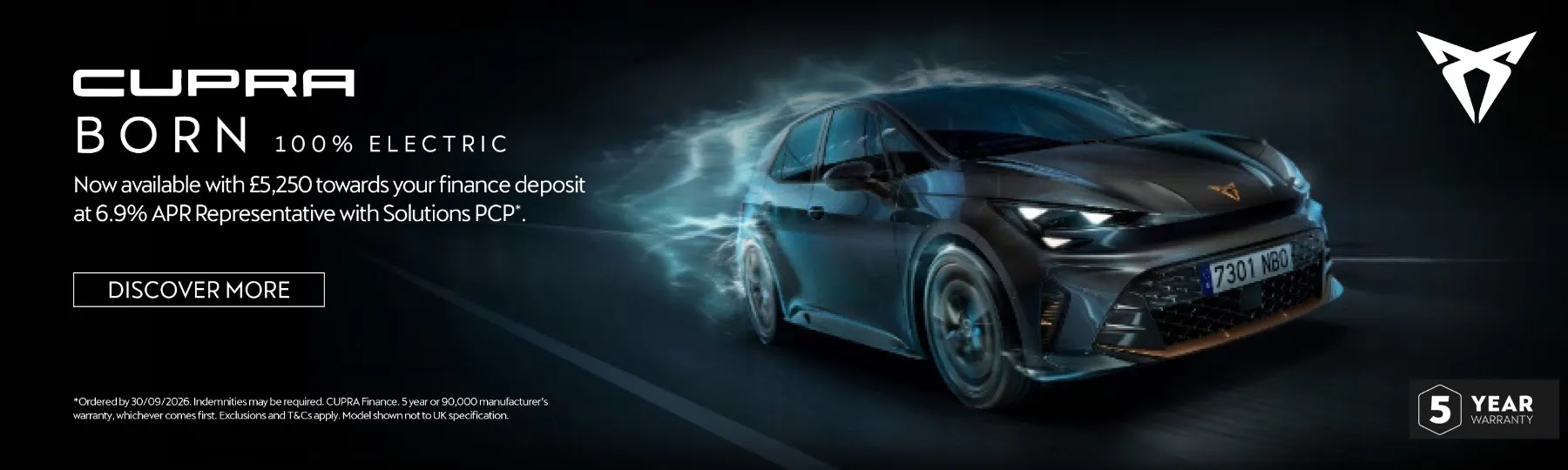New CUPRA Born New Car Offer