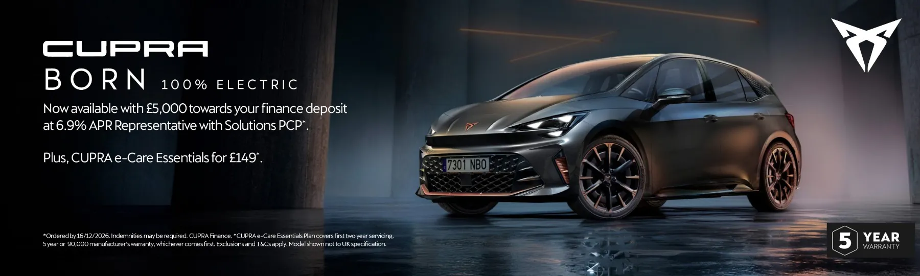 New CUPRA Born New Car Offer