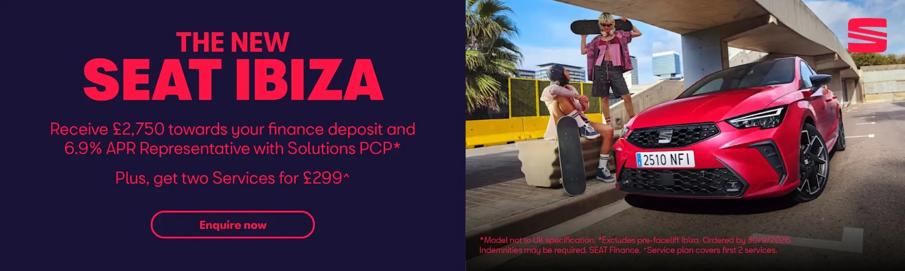 New SEAT Ibiza New Car Offer