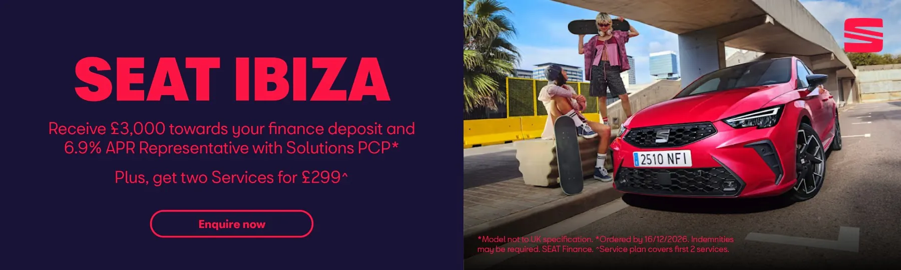 New SEAT Ibiza New Car Offer