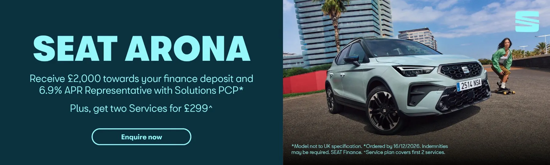 New SEAT Arona New Car Offer