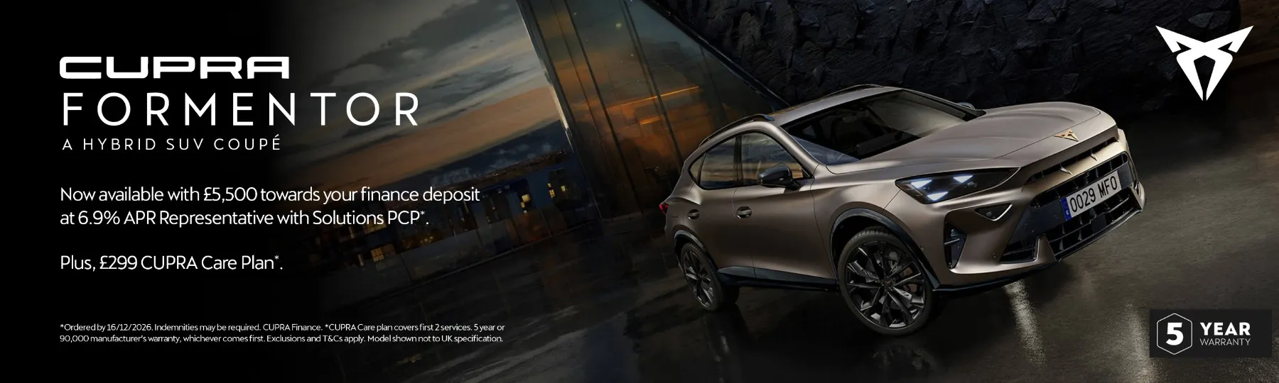 CUPRA Formentor New Car Offer