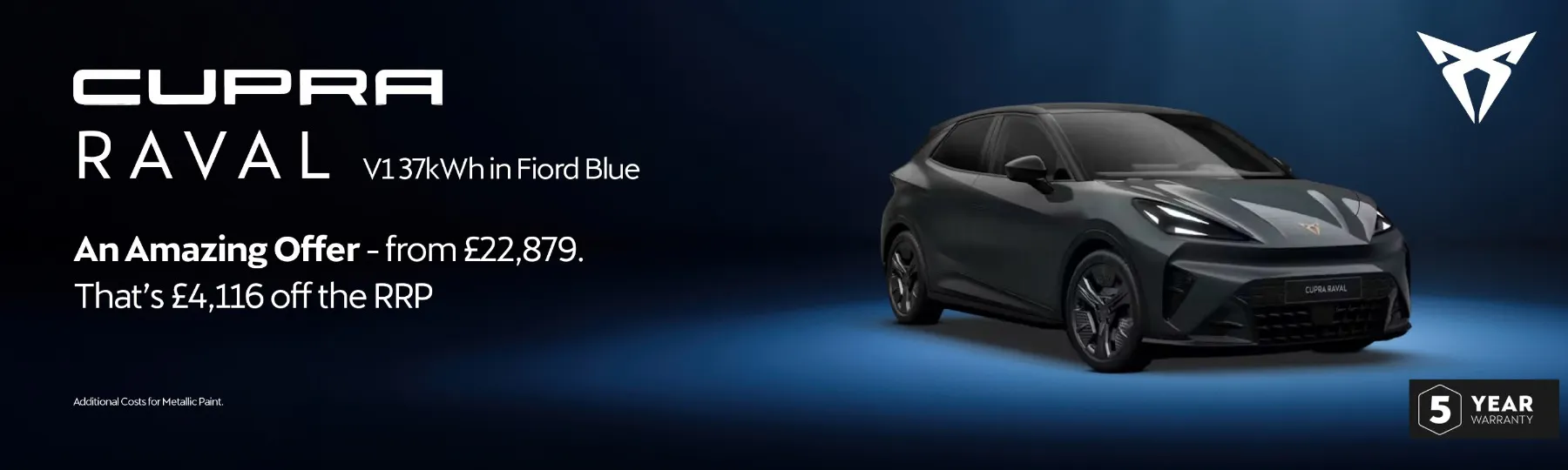 New CUPRA Raval New Car Offer
