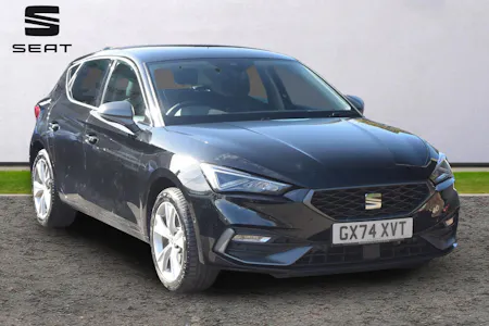 2024 seat used car offer available on finance  leon e-hybrid 1.4 ehybrid 13kwh fr hatchback 5dr petrol plug in hybrid dsg... photo